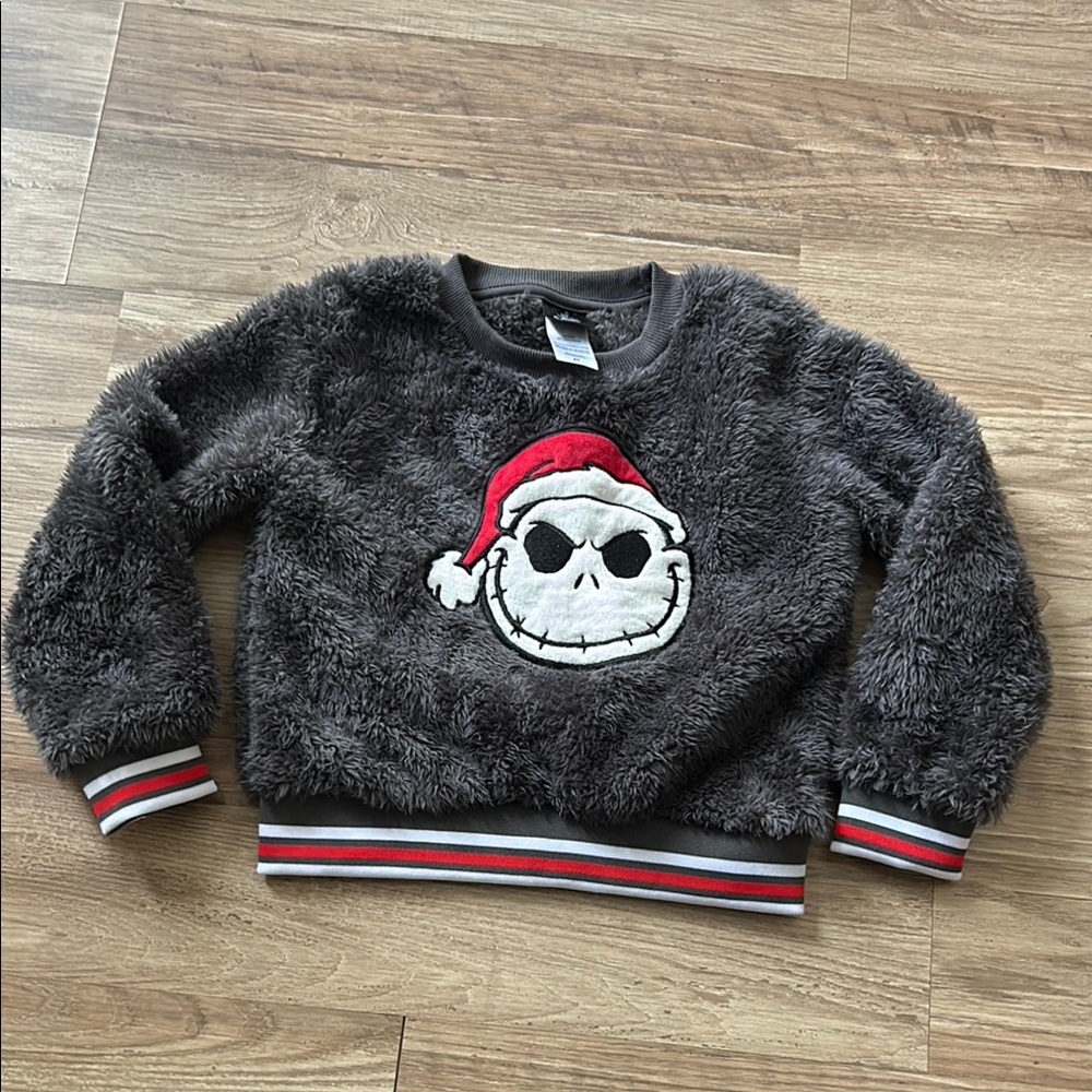 Disney Fuzzy Jack Skellington Sweater